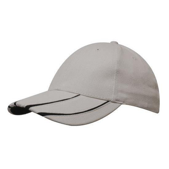 Custom Logo Headwear Canada Brushed Heavy Cotton with Laminated Two-Tone Peak