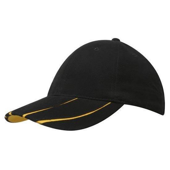Custom Logo Headwear Canada Brushed Heavy Cotton with Laminated Two-Tone Peak