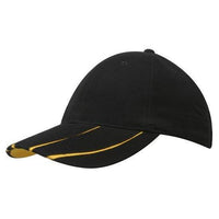 Custom Logo Headwear Canada Brushed Heavy Cotton with Laminated Two-Tone Peak