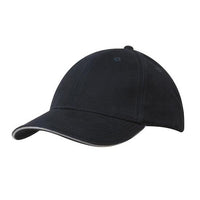 Custom Logo Headwear Canada Brushed Heavy Cotton with Sandwich Trim || 4210