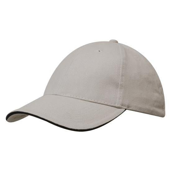 Custom Logo Headwear Canada Brushed Heavy Cotton with Sandwich Trim || 4210