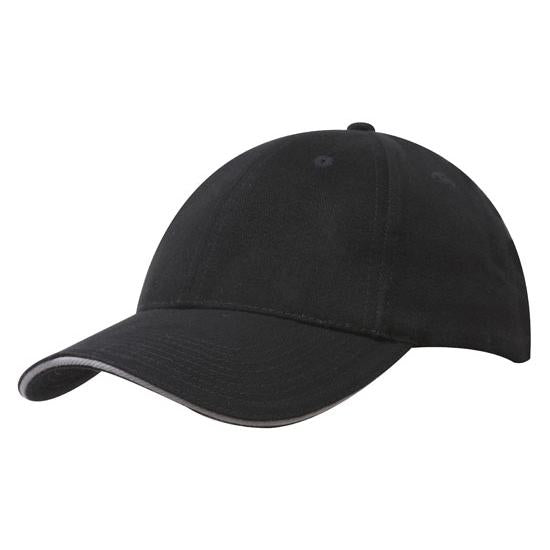 Custom Logo Headwear Canada Brushed Heavy Cotton with Sandwich Trim || 4210