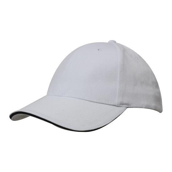 Custom Logo Headwear Canada Brushed Heavy Cotton with Sandwich Trim || 4210