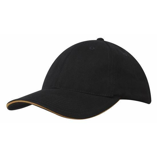 Custom Logo Headwear Canada Brushed Heavy Cotton with Sandwich Trim || 4210