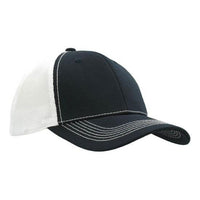 Custom Logo Headwear Canada Chino Twill with Hi Tech Mesh Back