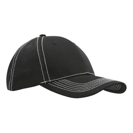 Custom Logo Headwear Canada Chino Twill with Hi Tech Mesh Back