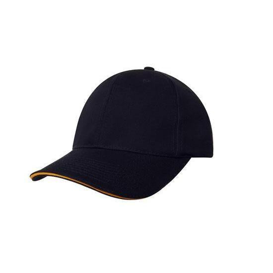 Custom Logo Headwear Canada Chino Twill with Sandwich Trim