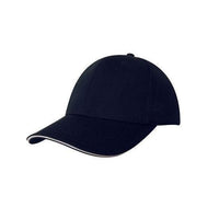 Custom Logo Headwear Canada Chino Twill with Sandwich Trim