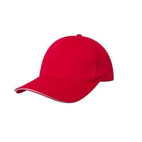 Custom Logo Headwear Canada Chino Twill with Sandwich Trim