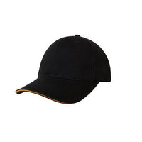 Custom Logo Headwear Canada Chino Twill with Sandwich Trim