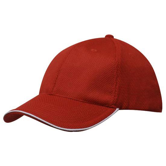 Custom Logo Headwear Canada Double Pique Mesh with Open Sandwich
