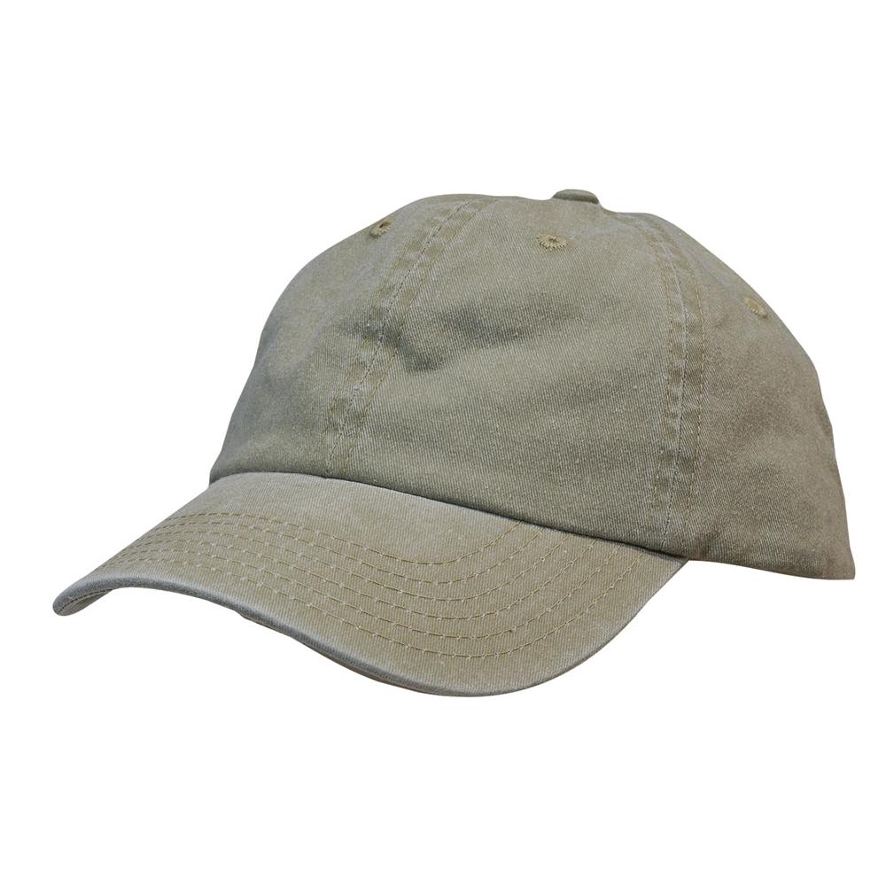 Custom Logo Headwear Canada Enzyme Washed Pigment Dyed Cotton Twill Cap