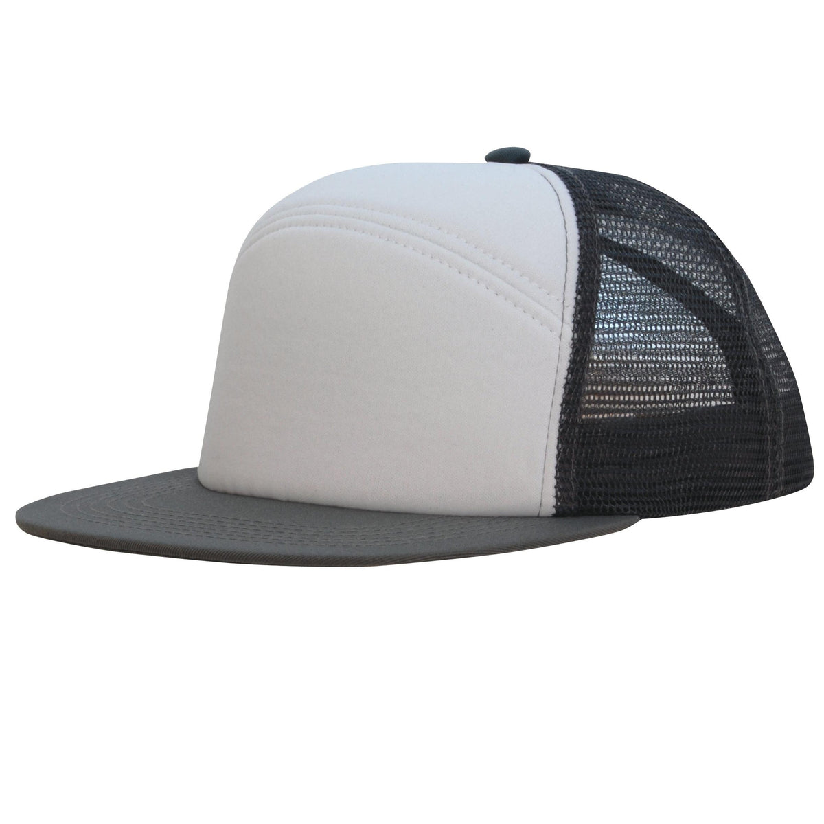 Custom Logo Headwear Canada Foam Front A Frame Cap with Mesh Back