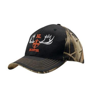 Custom Logo Headwear Canada Leaf Print Camouflage with Plain Colour Front & Top of Peak