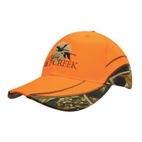 Custom Logo Headwear Canada Luminescent Cap with Leaf Camouflage Inserts