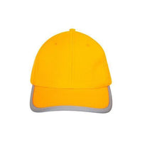 Custom Logo Headwear Canada Luminescent Safety Cap with Reflective Trim