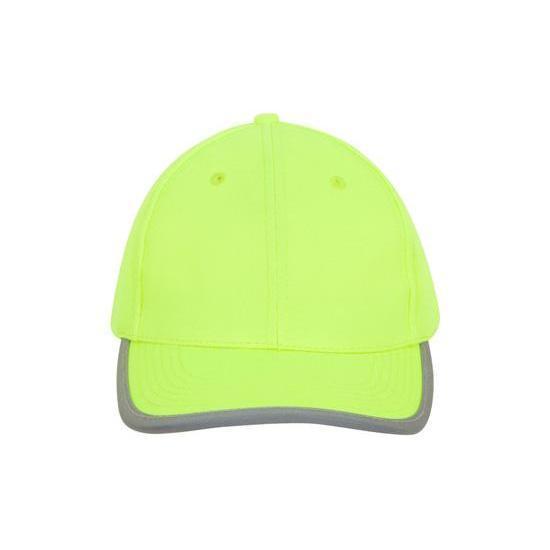 Custom Logo Headwear Canada Luminescent Safety Cap with Reflective Trim