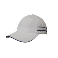 Custom Logo Headwear Canada Microfibre Sports Cap with Piping and Sandwich