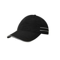 Custom Logo Headwear Canada Microfibre Sports Cap with Piping and Sandwich