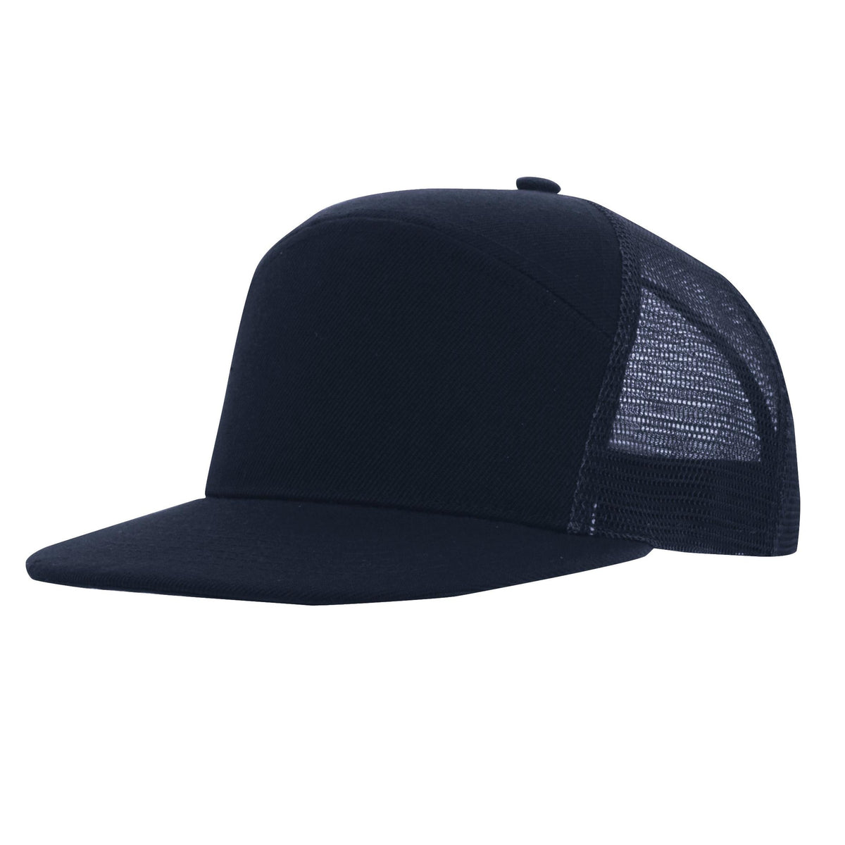 Custom Logo Headwear Canada Premium American Twill A Frame Cap with Mesh Back || 4154