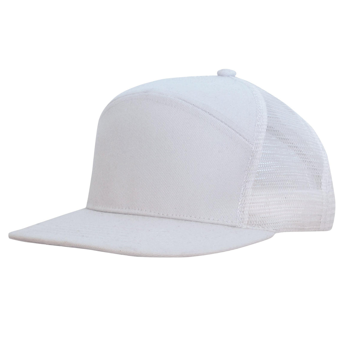 Custom Logo Headwear Canada Premium American Twill A Frame Cap with Mesh Back || 4154