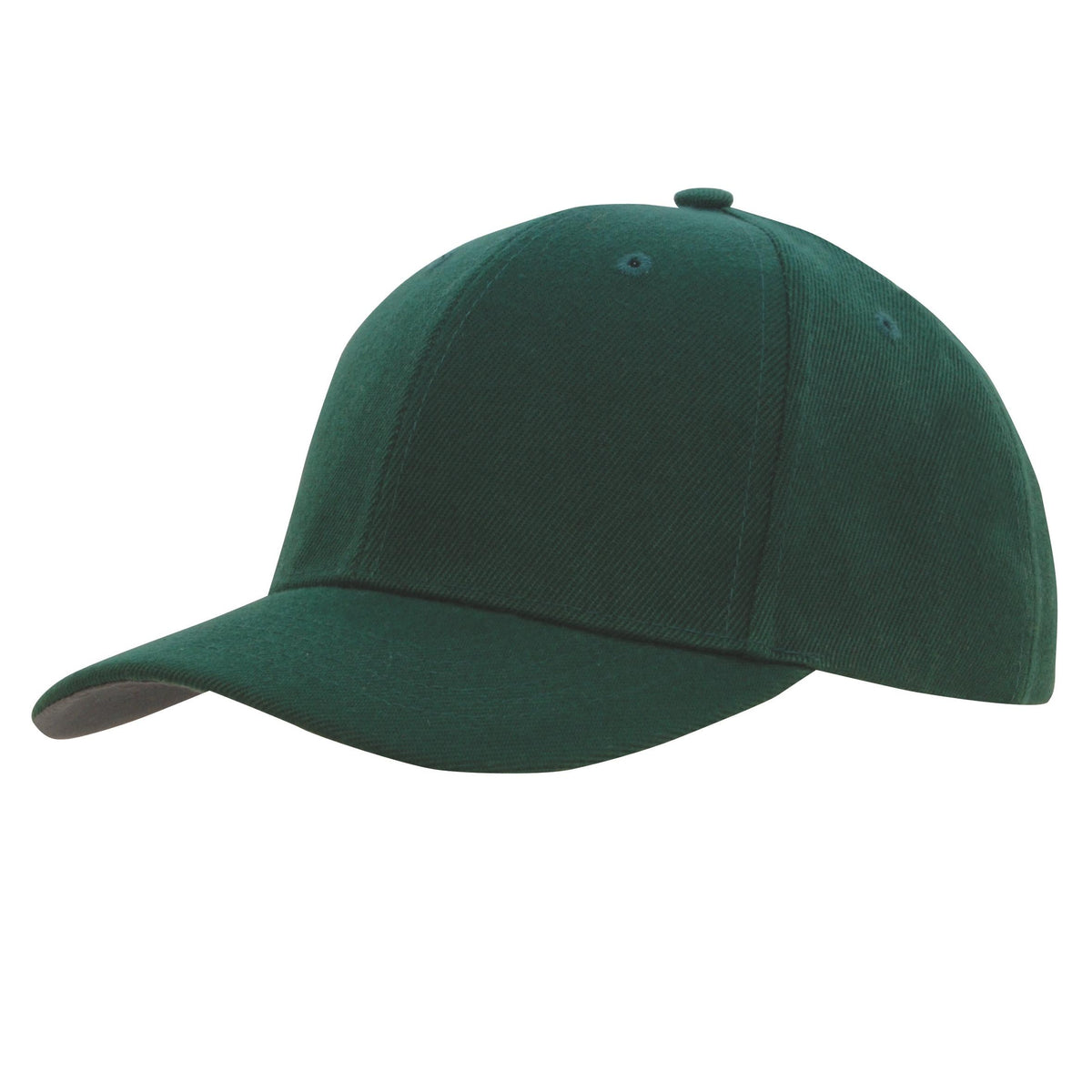 Custom Logo Headwear Canada Premium American Twill with Contrast Peak Under
