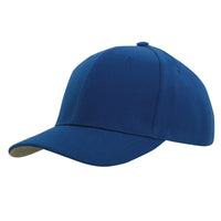 Custom Logo Headwear Canada Premium American Twill with Contrast Peak Under