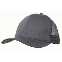 Custom Logo Headwear Canada Recycled Breathable Poly Twill with Mesh Back Cap