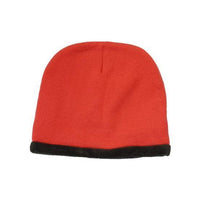 Custom Logo Headwear Canada Roll Down Acrylic & Polar Fleece Beanie - Toque