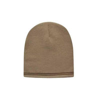 Custom Logo Headwear Canada Skull Acrylic Beanie - Toque with Stripes