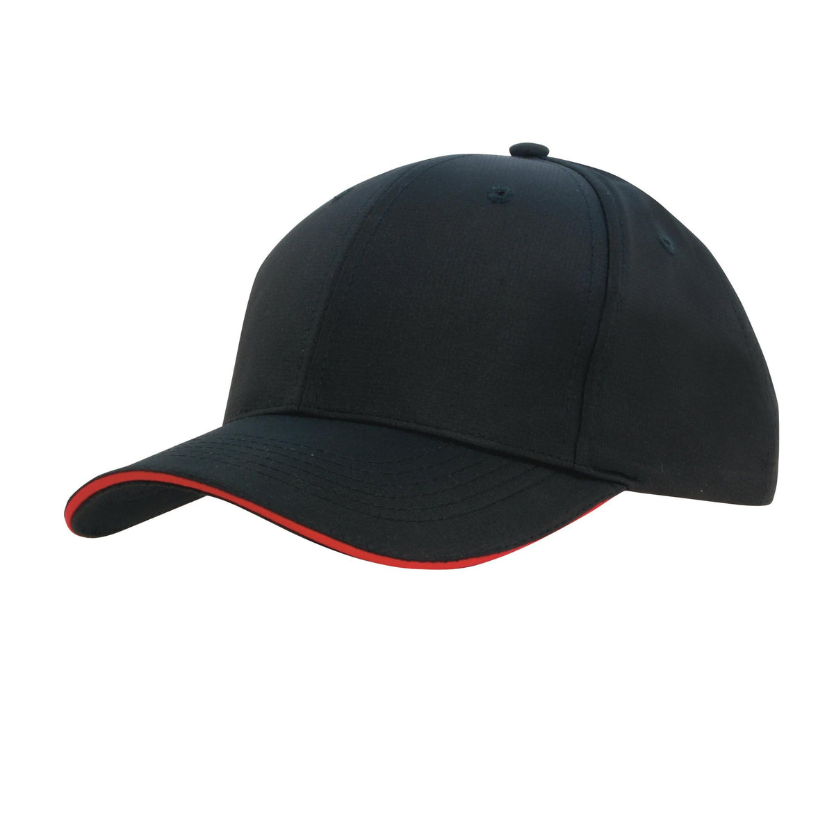 Custom Logo Headwear Canada Sports Ripstop Cap with Sandwich Trim