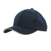 Custom Logo Headwear Canada Sports Ripstop Cap with Sandwich Trim