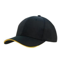 Custom Logo Headwear Canada Sports Ripstop Cap with Sandwich Trim