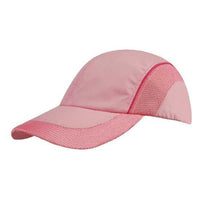 Custom Logo Headwear Canada Spring Woven Fabric with Mesh to Side Panels and Peak