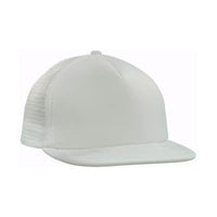 Custom Logo Headwear Canada Trucker Mesh Cap With Flat Peak