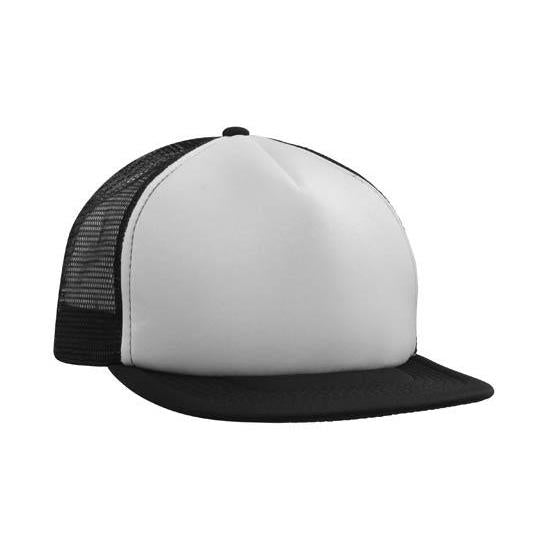 Custom Logo Headwear Canada Trucker Mesh Cap With Flat Peak