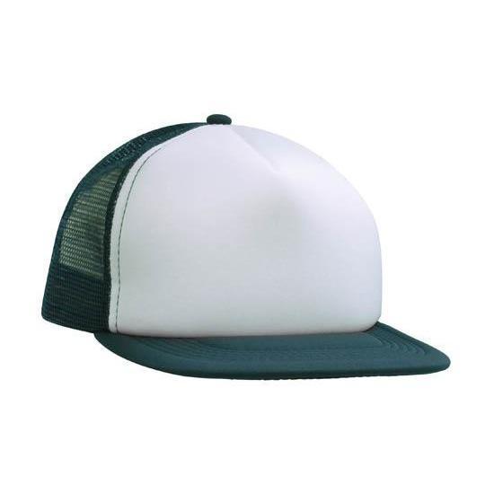 Custom Logo Headwear Canada Trucker Mesh Cap With Flat Peak