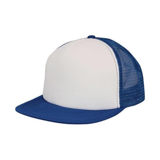 Custom Logo Headwear Canada Trucker Mesh Cap With Flat Peak