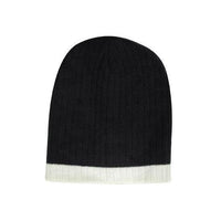 Custom Logo Headwear Canada Two Tone Cable Knit Beanie - Toque