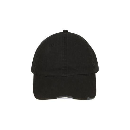 Custom Logo Headwear Canada WASHED CHINO TWILL WITH DISTRESSED VISOR