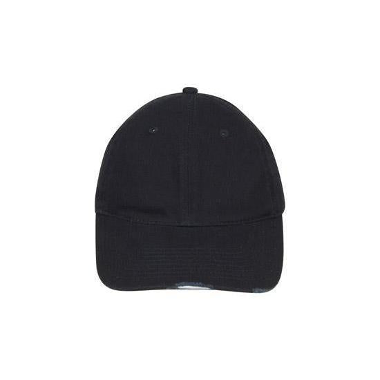 Custom Logo Headwear Canada WASHED CHINO TWILL WITH DISTRESSED VISOR