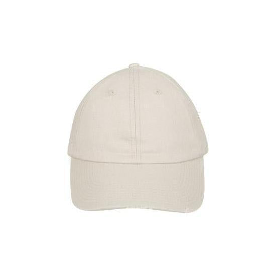 Custom Logo Headwear Canada WASHED CHINO TWILL WITH DISTRESSED VISOR