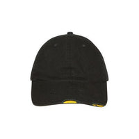 Custom Logo Headwear Canada WASHED CHINO TWILL WITH DISTRESSED VISOR