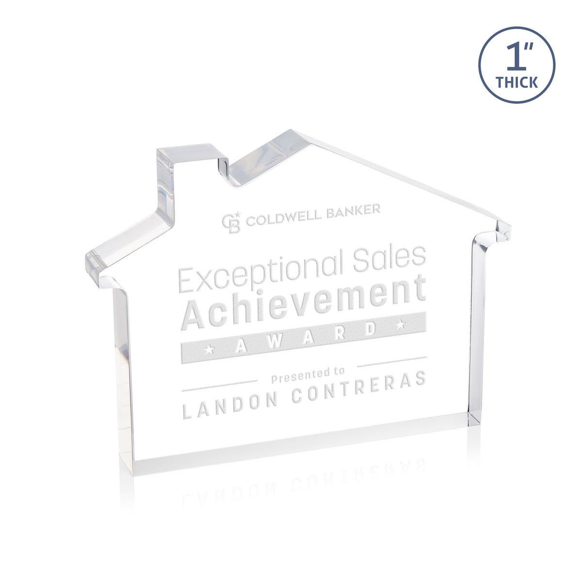 Custom Logo Homestyle Award - Clear