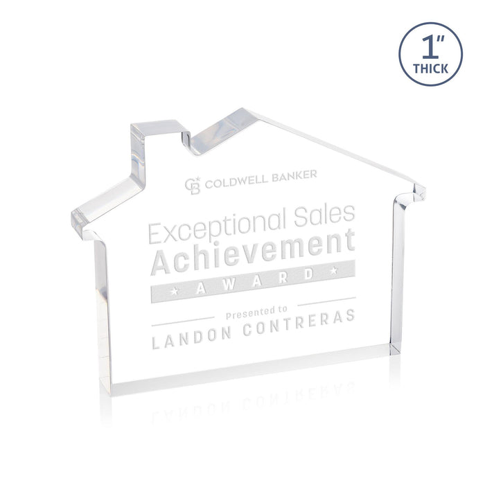 Custom Logo Homestyle Award - Clear