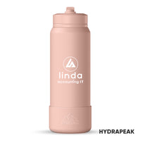 Custom Logo Hydrapeak® Sport Boot Water Bottle w/Straw Lid - 26oz