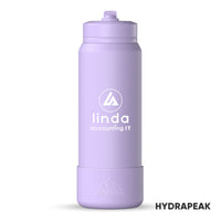Custom Logo Hydrapeak® Sport Boot Water Bottle w/Straw Lid - 26oz