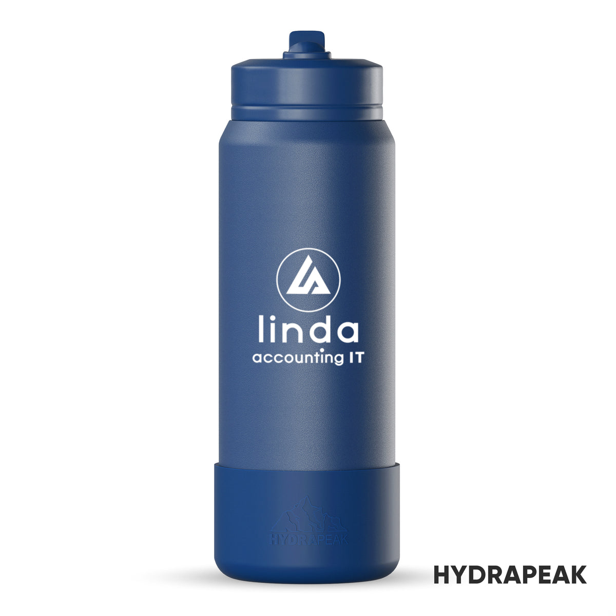 Custom Logo Hydrapeak® Sport Boot Water Bottle w/Straw Lid - 26oz