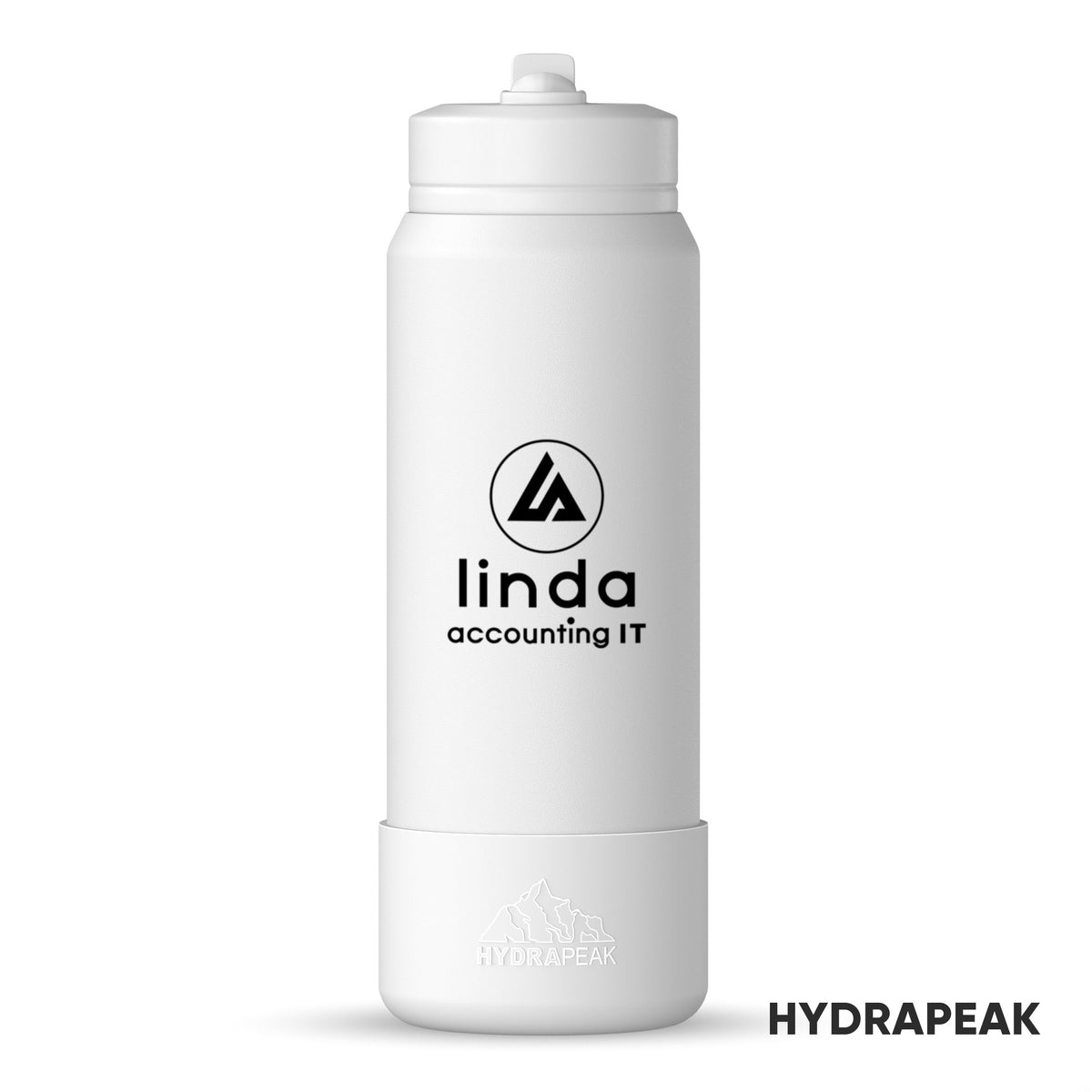Custom Logo Hydrapeak® Sport Boot Water Bottle w/Straw Lid - 26oz
