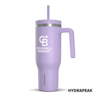 Custom Logo Hydrapeak® Voyager Tumbler w/Straw Lid - 40oz
